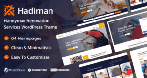 Hadiman – Handwerker Renovierungsdienste WordPress -Thema