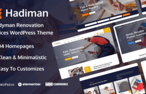 Hadiman – Handwerker Renovierungsdienste WordPress -Thema