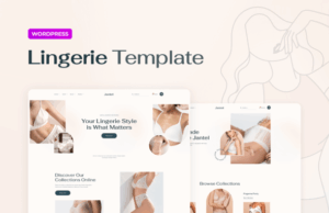 Jantel – Dessous & Nightwear Store Elementor Pro Template Kit
