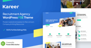 Kareer – Human Resource & Recruitment Agency FSE WordPress Template