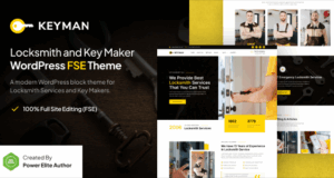 Keyman – Schlosser & Schlüsselherstellungsdienste FSE WordPress Template