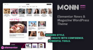 Monn - Elementor News & Magazine WordPress Thema