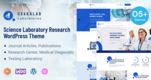 Osakalab – Science Research & Laboratory WordPress Template
