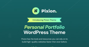 Pixion – persönliches Portfolio WordPress -Thema
