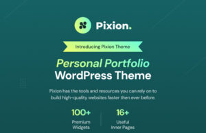 Pixion – persönliches Portfolio WordPress -Thema