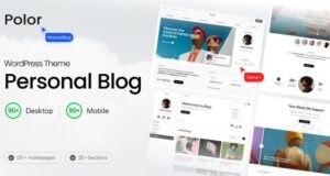 Polor | Persönliches Blog WordPress -Thema