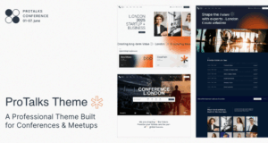 Protalks - Business Conference WordPress Layout