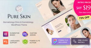 Pure Skin – Dermatology Clinic & Cosmetology WordPress Layout