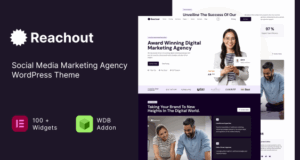 Reachout – Social Media Marketing Agency WordPress Vorlage
