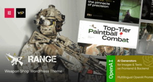 Reichweite - Waffenladen WordPress -Thema