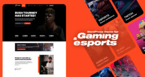 Rush – eSports & Gaming WordPress -Thema