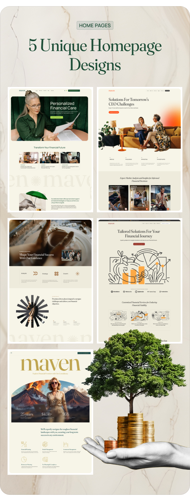 Maven - Consulting & Career Coaching WordPress -Thema - 4
