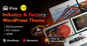 Vixa – Branchen- und Fabrikelementor WordPress -Thema