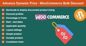 Voraber dynamischer Preis – WooCommerce Bulk Rabatt