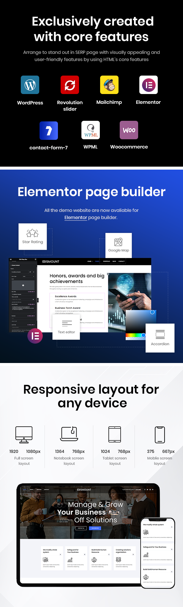 Bismount WordPress -Thema