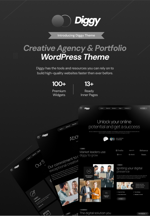 Diggy - Creative Agency WordPress Theme - 3