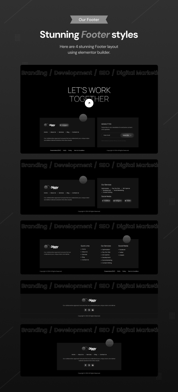 Diggy - Creative Agency WordPress Thema - 8