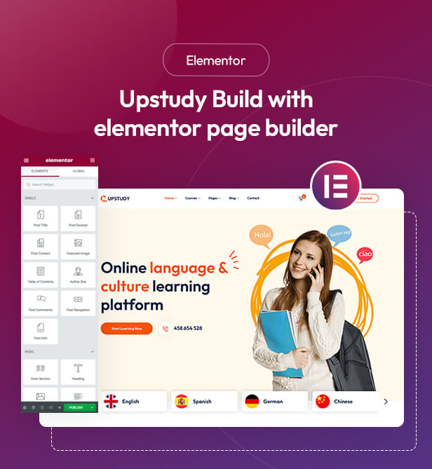 Elementor Page Builder, Technologie -Thema