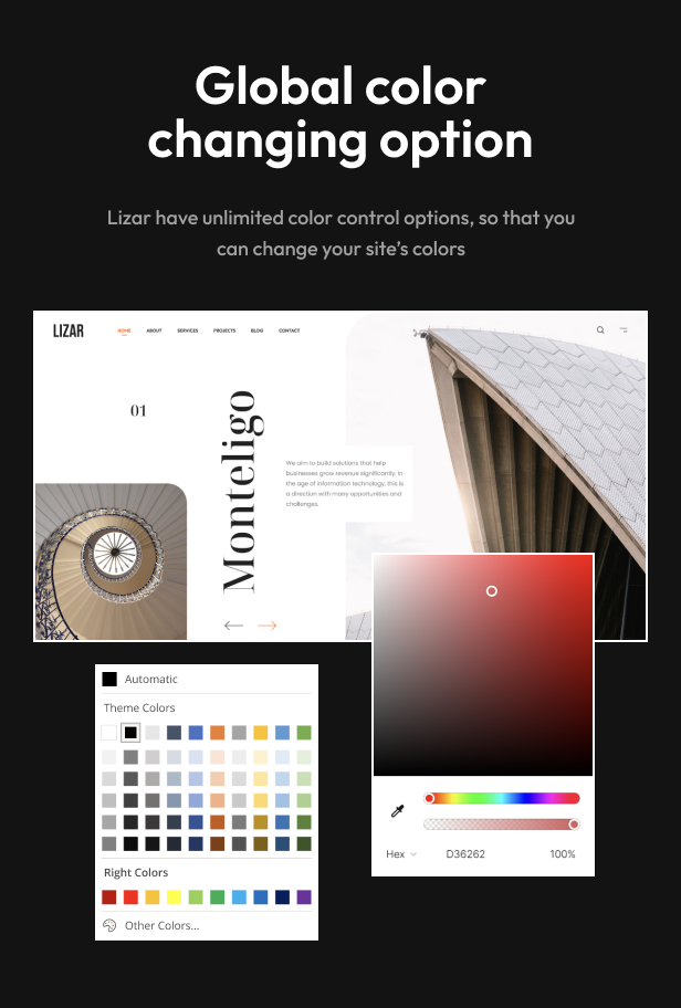 Lizar - Kreatives Portfolio WordPress -Thema - 2