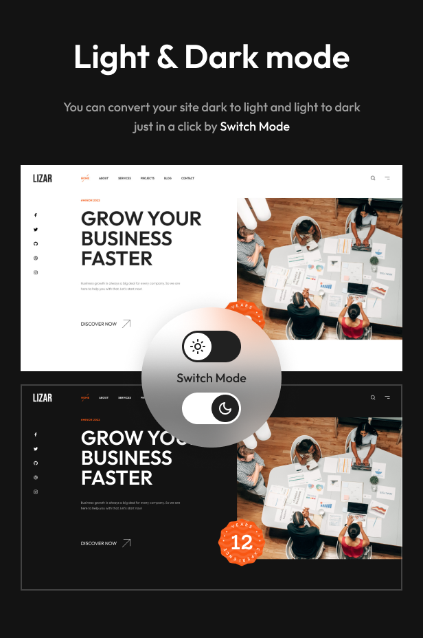 Lizar - Kreatives Portfolio WordPress -Thema - 3