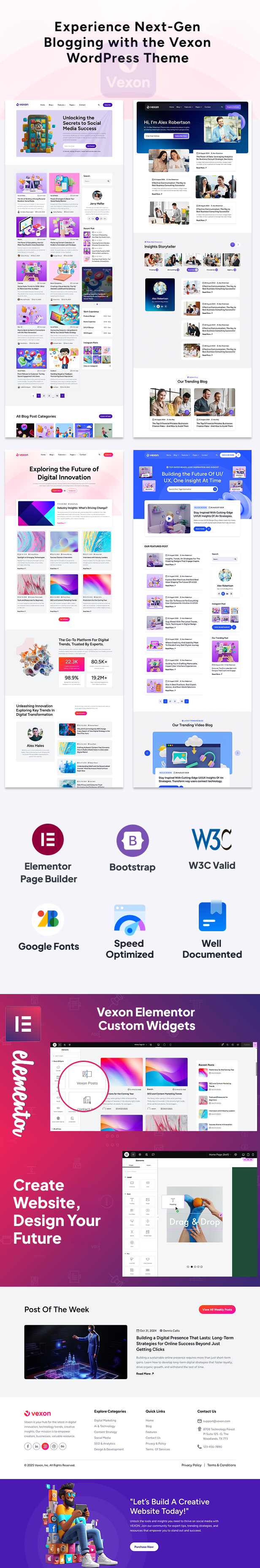 VEXON - Blog Magazine WordPress Thema