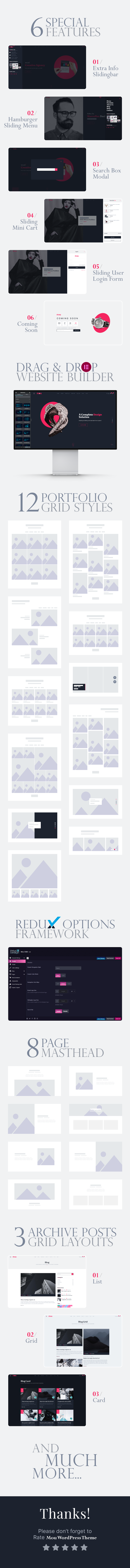MOU - Kreatives Portfolio & Agentur WordPress -Thema - 2
