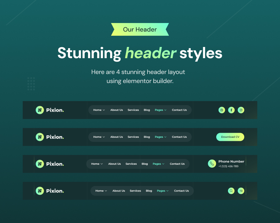 Pixion - persönliches Portfolio WordPress -Thema - 7