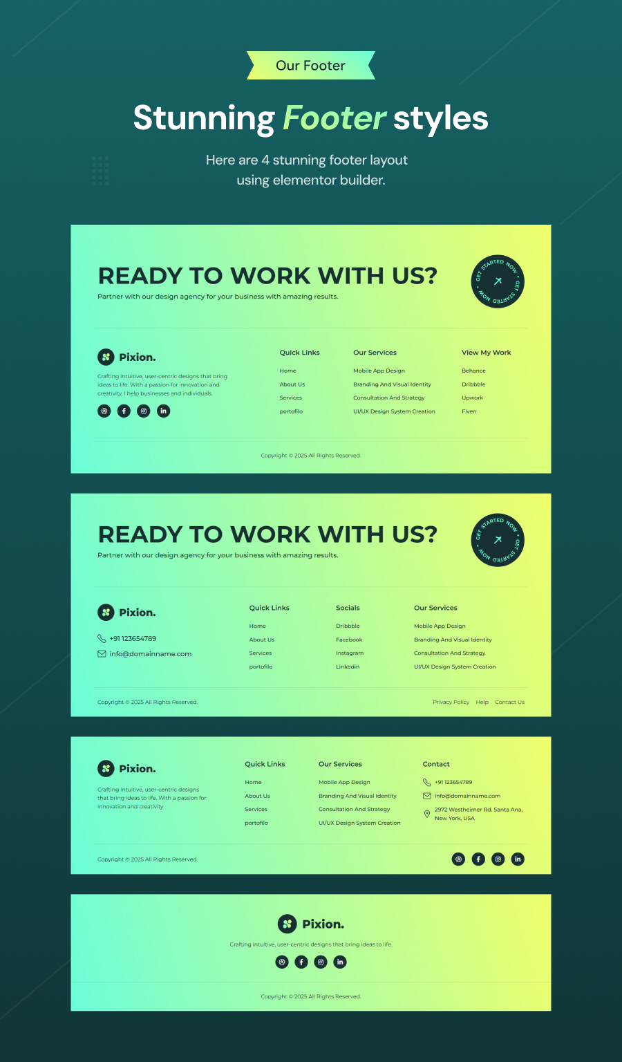 Pixion - persönliches Portfolio WordPress -Thema - 8