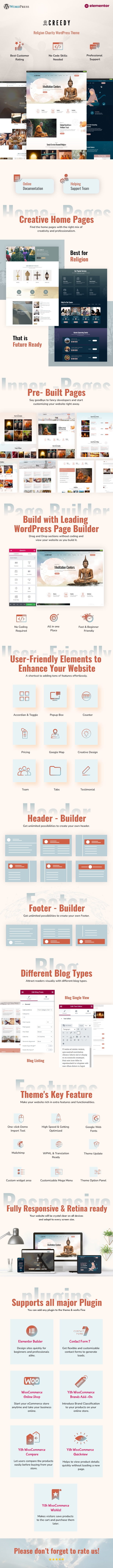 Creedy - Religion WordPress -Thema - 1