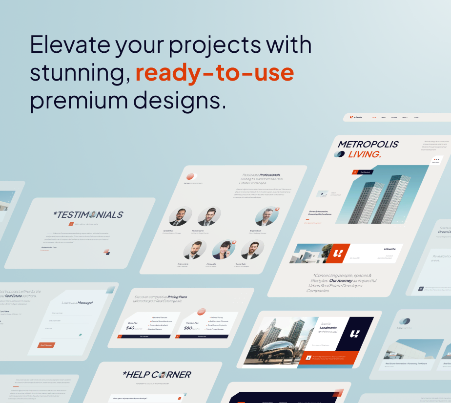Urbanite - Architekten und Immobilienentwickler FSE WordPress Thema - 6