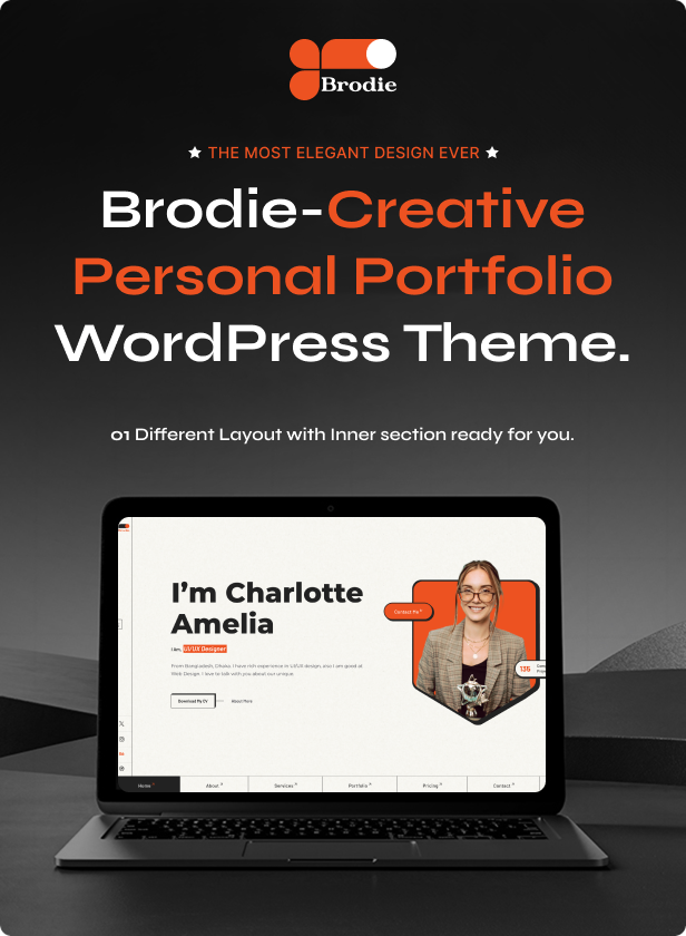 Brodie - persönliches Portfolio WordPress -Thema - 2
