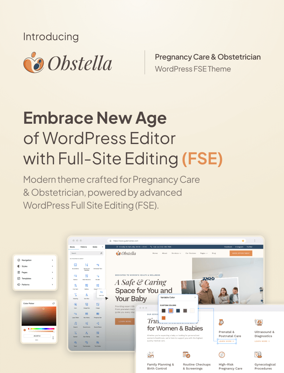Hindernisse - Schwangerschaftspflege & Geburtshelfer FSE WordPress Thema - 4