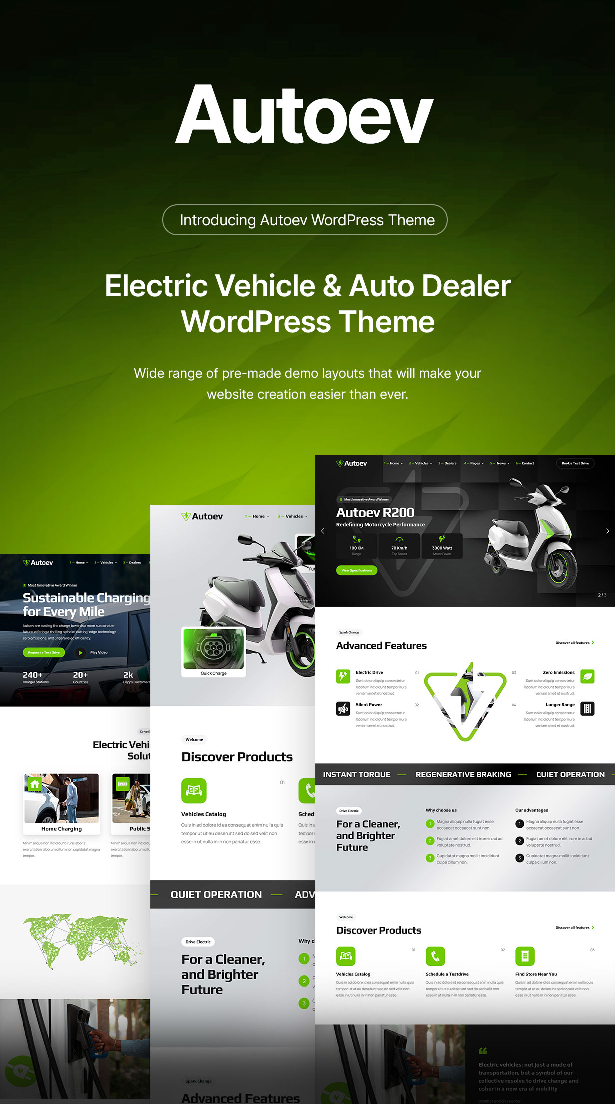 Autoev - Elektrofahrzeugladung WordPress -Thema - 5