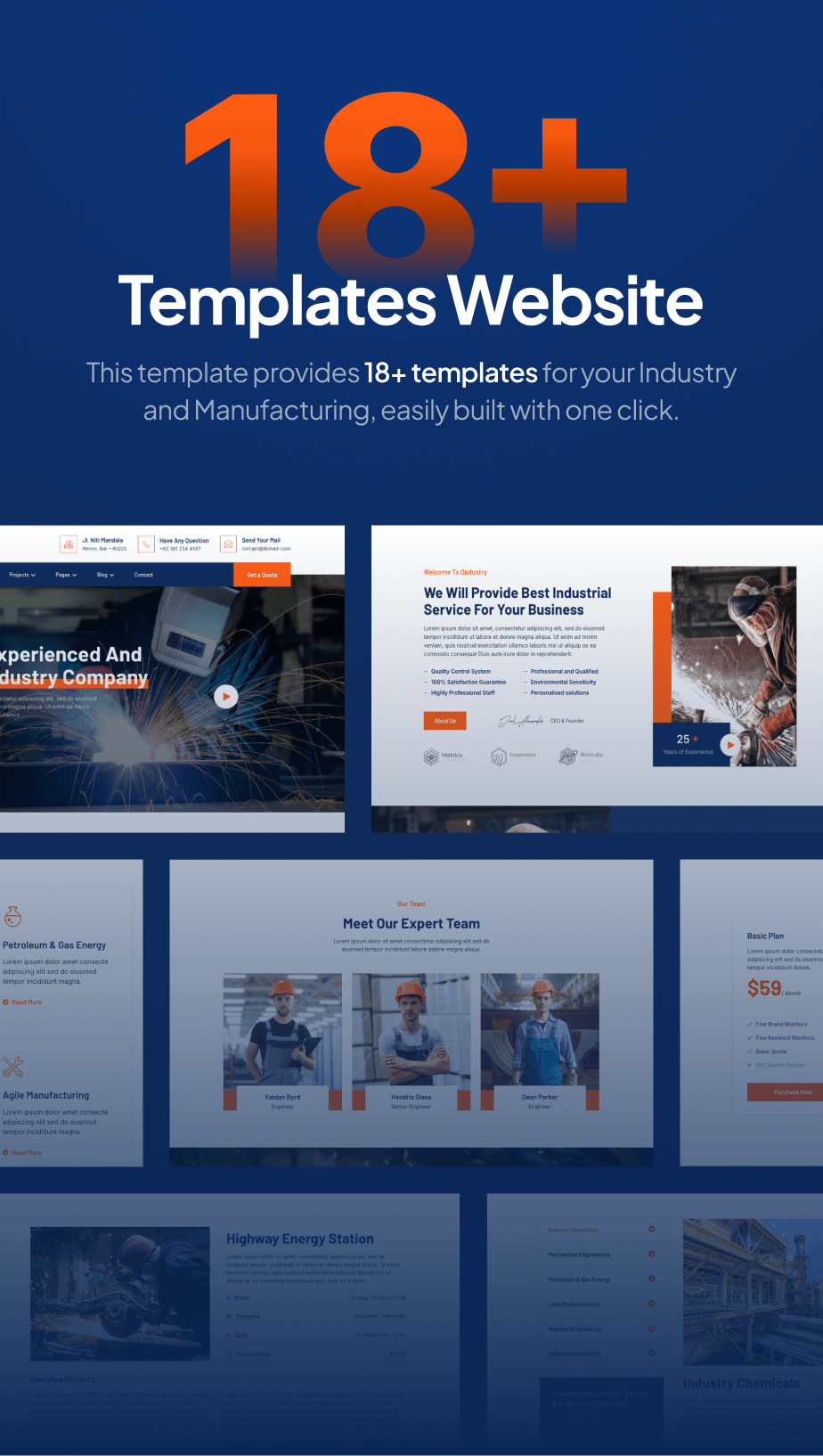 Ondutry - Industrie & Fertigung FSE WordPress -Thema - 4
