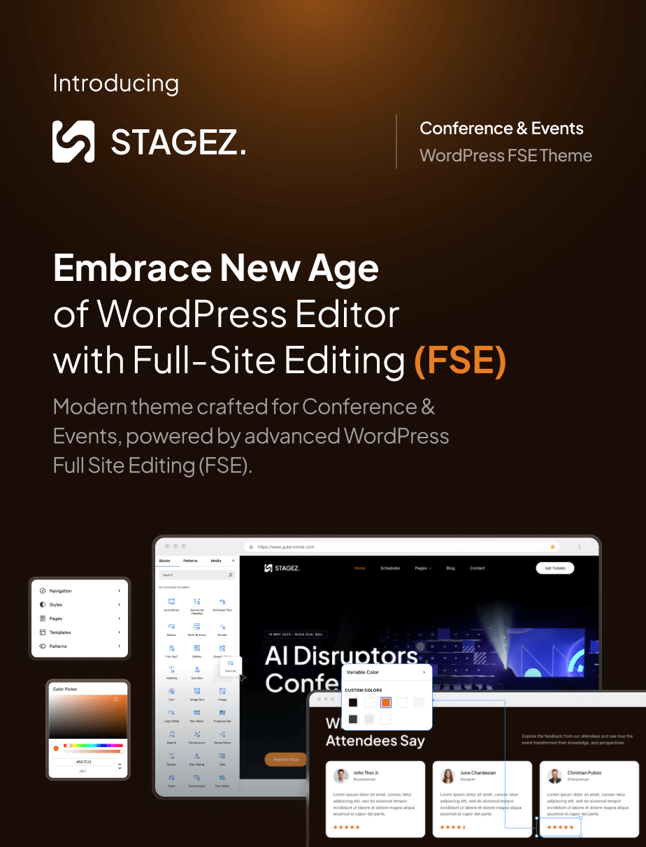 Stagez - Konferenz und Ereignis FSE WordPress Thema - 4