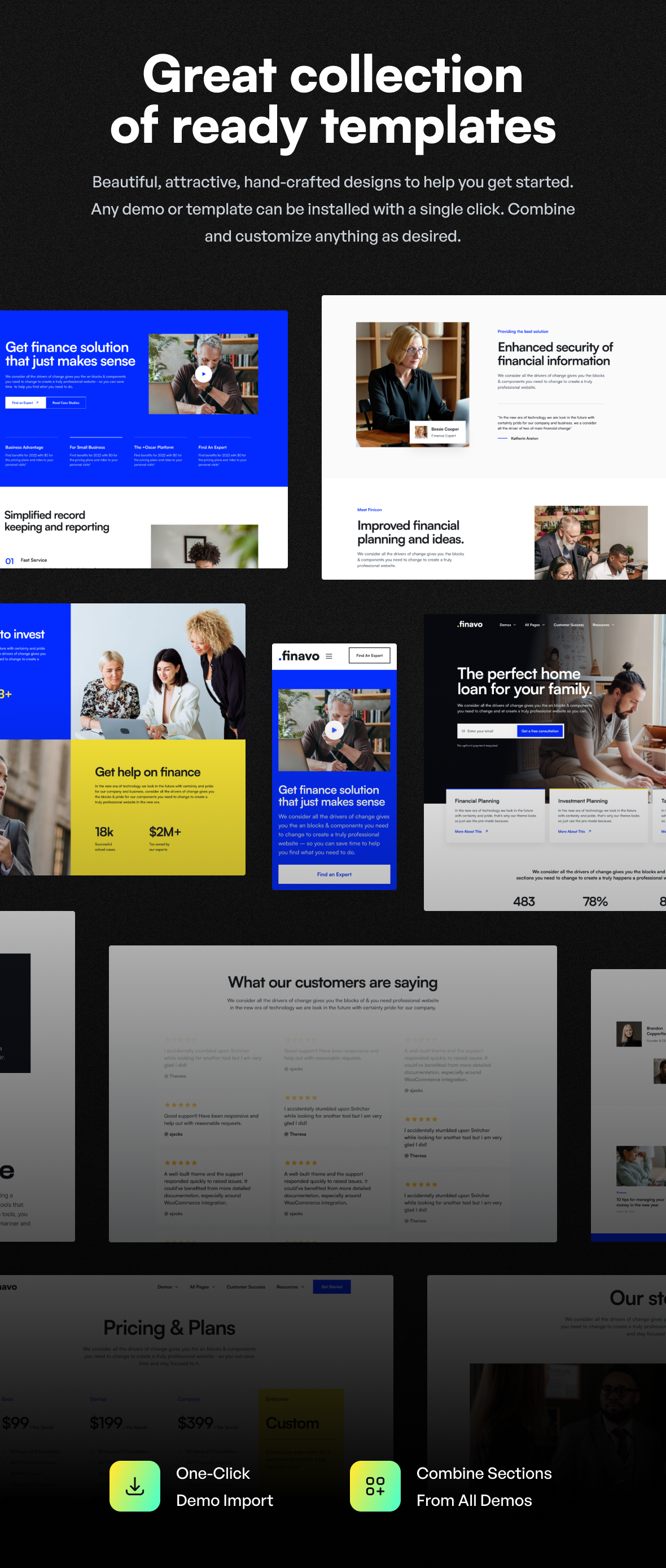 Finavo - Business, Finance WordPress -Thema - 3