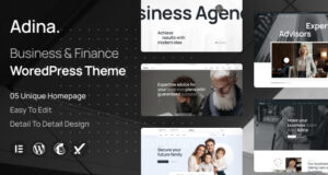 Adina – Business & Finance WordPress Thema