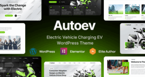 Autoev – Elektrofahrzeugladung WordPress -Thema