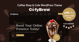 Cofybrew - Coffee Shop & Cafe WordPress Thema