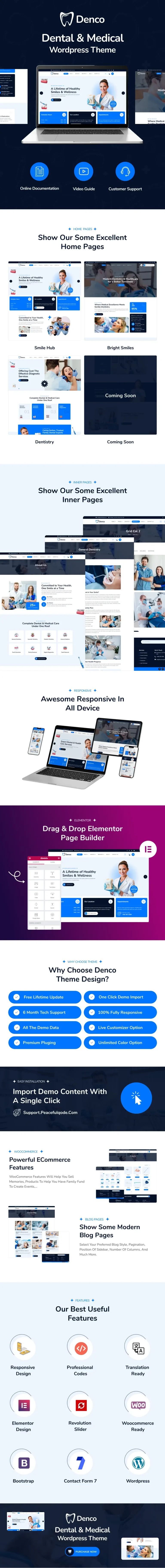 Denco – Dental & Medical WordPress Thema