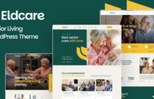 Eldcare – Senior Living WordPress -Thema