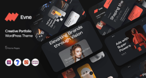 Evne - Kreatives Portfolio WordPress -Thema