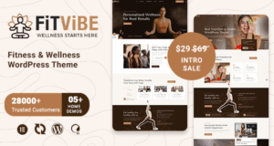 Fitvibe – Fitness & Wellness WordPress -Thema