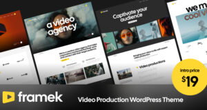 Framek - Videoproduktion WordPress -Thema
