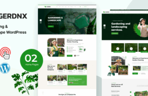 Gerdnx & Gartenarbeit und Landschaftsgestaltung WordPress -Thema