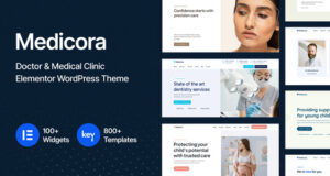 Medicora – Doctor & Medical Clinic Elementor WordPress Template