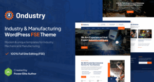 Ondutry – Industrie und Fertigung FSE WordPress -Thema