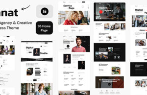 Onnat – Digital Agentur & Creative WordPress -Thema