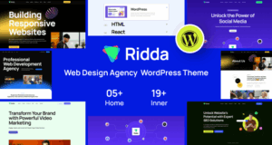 Ridda – Webdesign -Agentur WordPress -Thema
