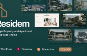 Rückstand – einzelnes Eigentum und Wohnung WordPress -Thema